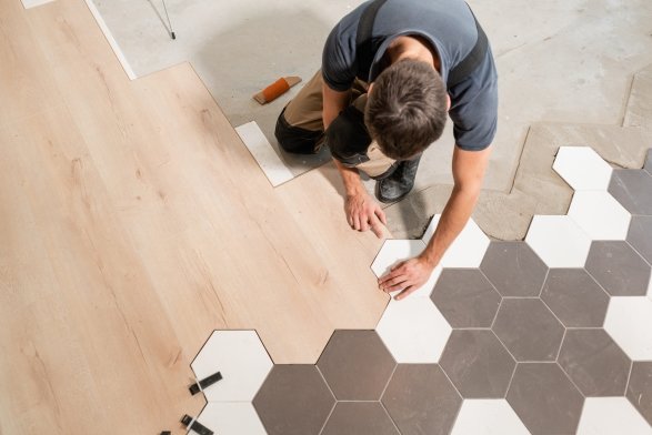 Flooring installation services in Columbus