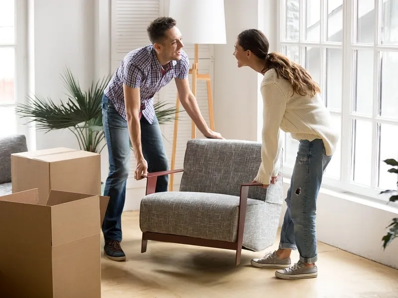 Moving furniture | Columbus Carpet